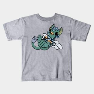 Cute Green and Blue Griffon Baby Kids T-Shirt